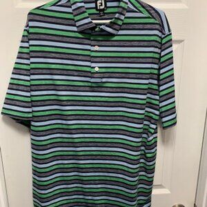 F.J. MENS STRIPED POLO SHIRT